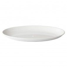 Oval White Plate 24cm