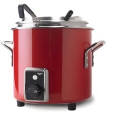Heat and Hold Retro Soup Kettle Red