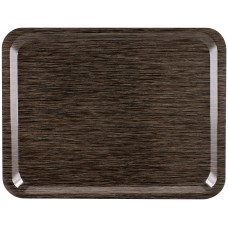 375 X 265 Wenge Laminated Fast Food Tray