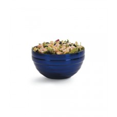 Blue Round Insulated Serving Bowl 1.6L