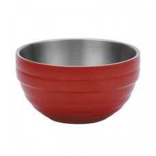 Red Round Insulated Serving Bowl 1.6L