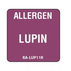 Allergen Removable Lupin Label
