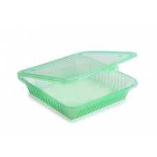 EC-17 Eco Single Compartment Large Flat Top Food Container