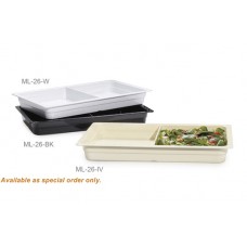 Full Size (2-Compartment) Insert Pan, 2.5" deep 