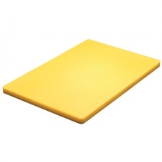 Hygiplas Thick Low Density Yellow Chopping Board