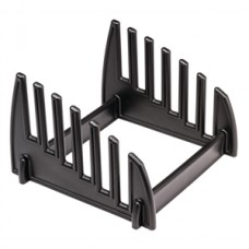 Hygiplas Black Plastic Chopping Board Rack Large