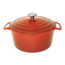 Vogue Orange Round Casserole Dish 3.2Ltr