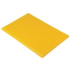 Hygiplas Extra Thick High Density Yellow Chopping Board