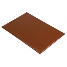 Hygiplas Extra Large High Density Brown Chopping Board