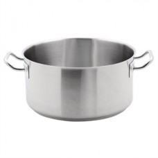 Vogue Stainless Steel Stew pan 12.5Ltr