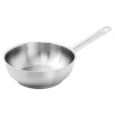 Vogue Stainless Steel Saute Pan 200mm